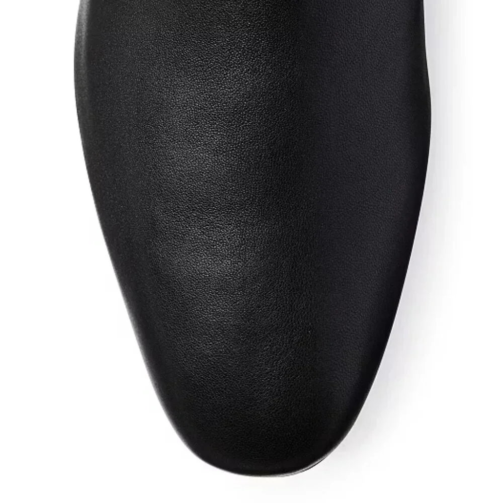 Stuart Weitzman Genna 25 City Boot Over the Knee Leather Black Size 36.5/6 NIB
